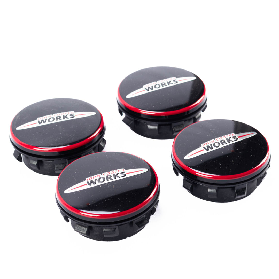 JUEGO DE TAPACUBOS JOHN COOPER WORKS MINI-NEGRO