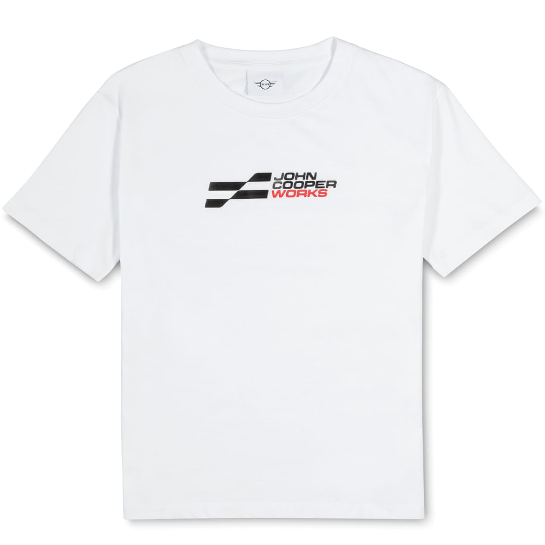 CAMISETA LOGO JOHN COOPER WORKS MINI MUJER-BLANCO-TALLA XL
